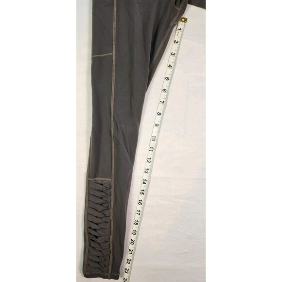 Athleta Girls leggings Size Large - 12 Green / Brown - Picture 6 of 8